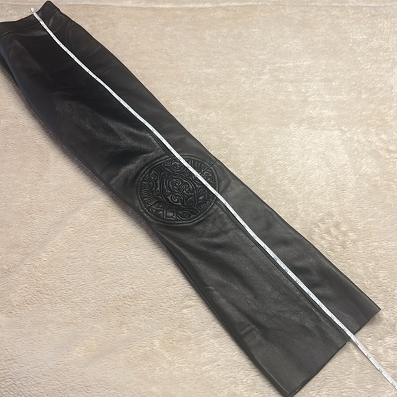 BCBG MAX AZRIA Bon Chic Bon Genre Leather Pants - Picture 10 of 14